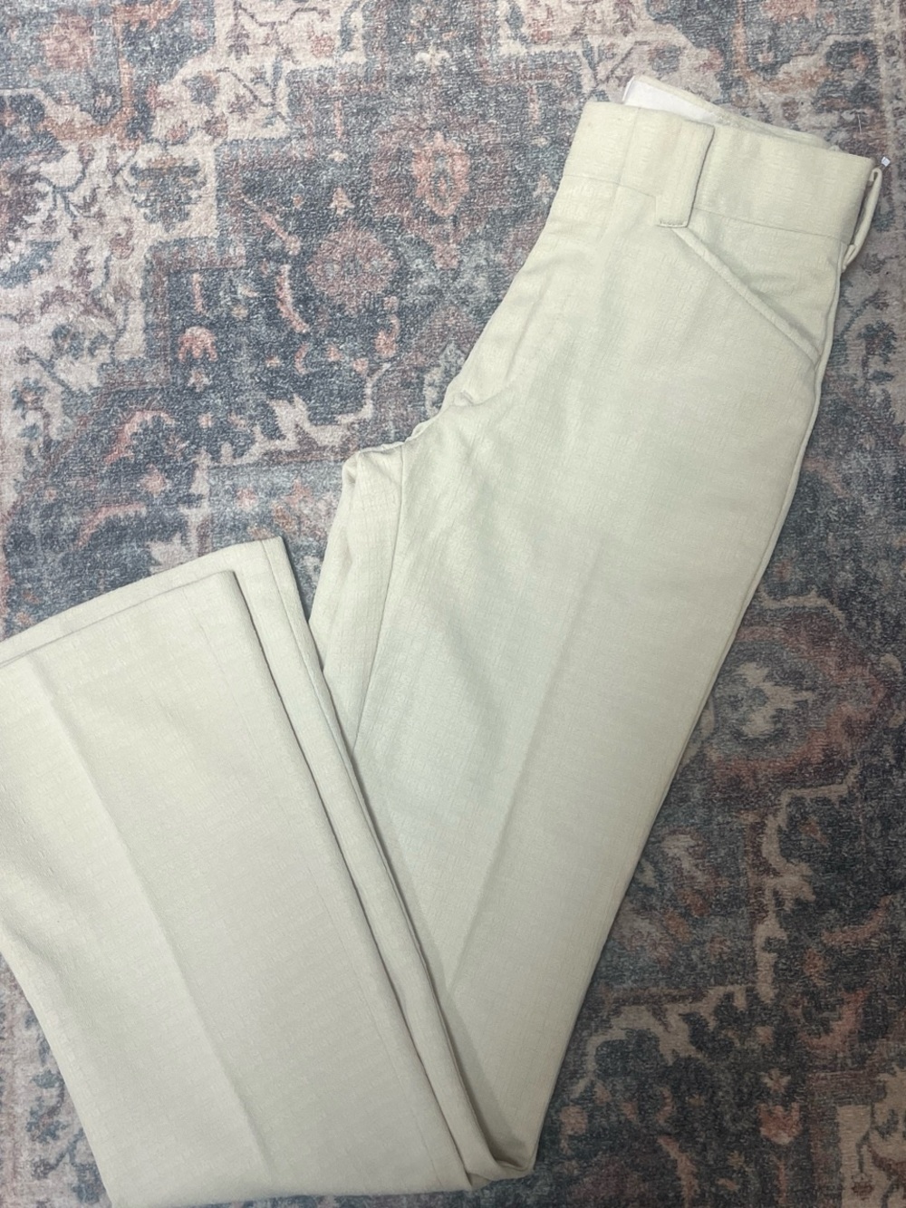 Vintage Light Cream Dress Pants